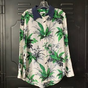Equipment Floral 100% Silk Top, Sz. S